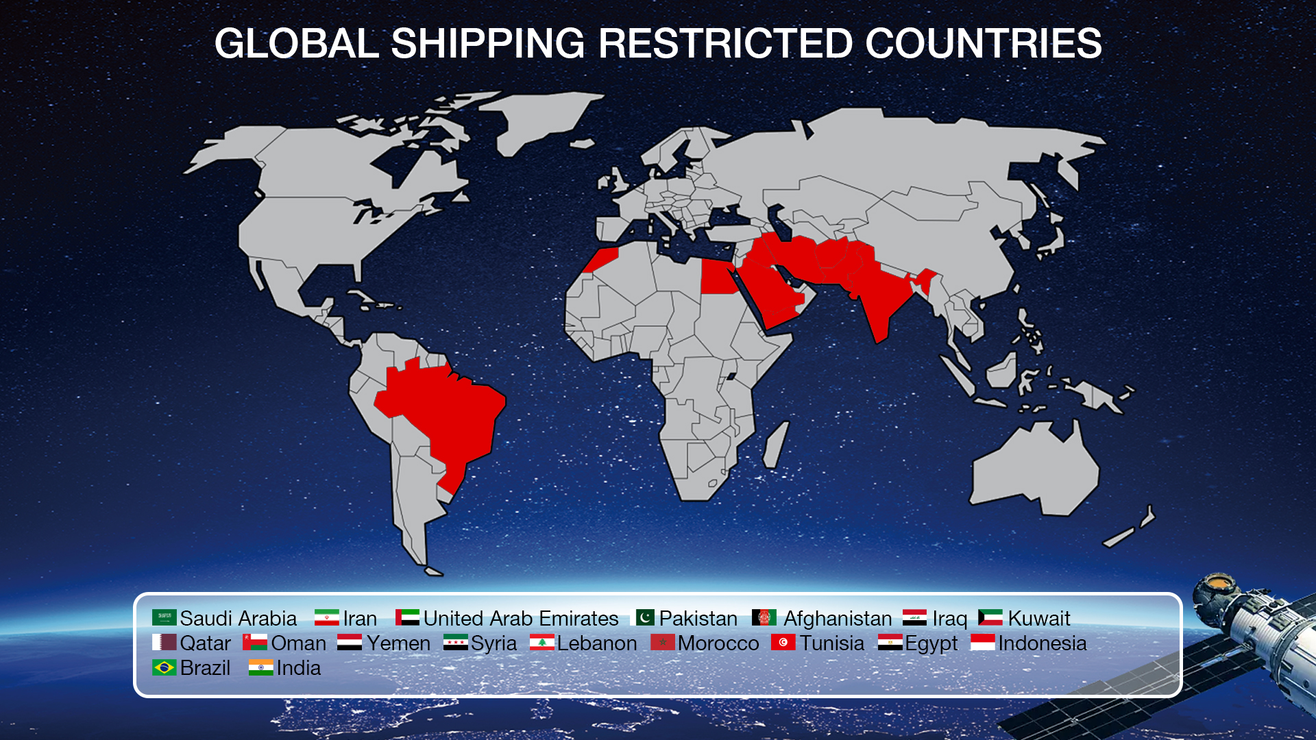 Sex Doll Shipping Restrictions Map